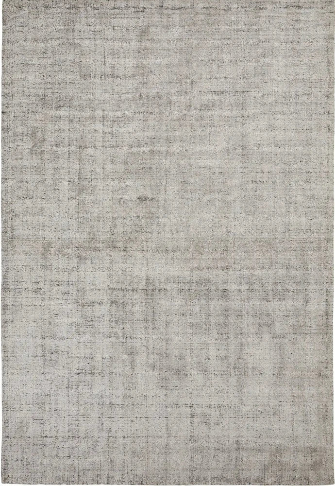 Overall view of the Matisse Rug in Shale, showcasing its plain design with a subtle salt and pepper gradient in shale colour.