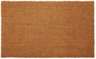 Brown doormat with a textured surface