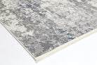 Close-up texture of the Bohemian Paradise rug highlighting the quality weave and grey-blue colourway.
