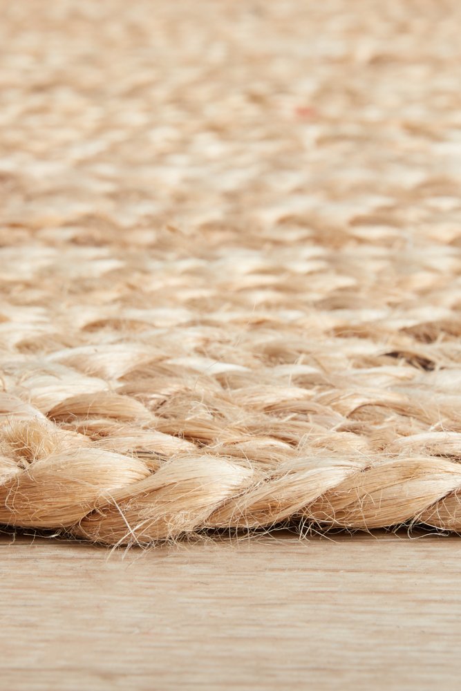 Close-up of woven natural fiber material