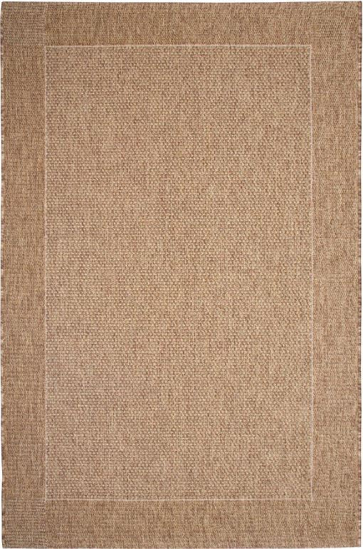 natural area rug with a subtle pattern on a plain background