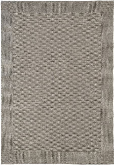 Gray textured rug with a subtle pattern
