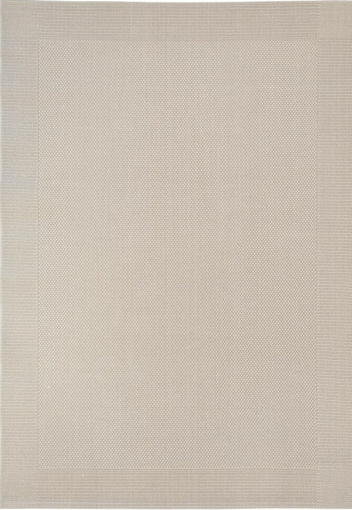 Complete image of the Outdoor Rug in Ivory, showcasing its elegant design and versatile color for indoor and outdoor spaces.