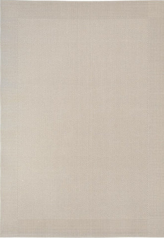 Complete image of the Outdoor Rug in Ivory, showcasing its elegant design and versatile color for indoor and outdoor spaces.