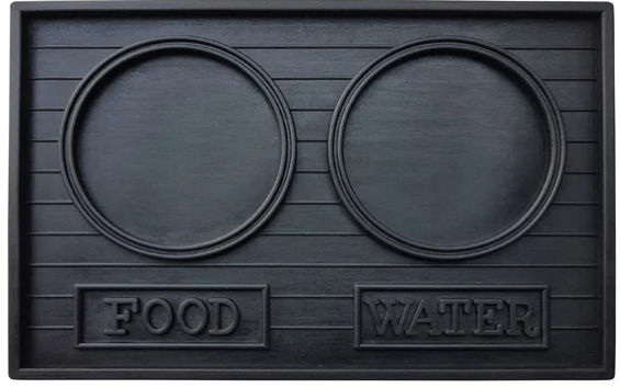 Pet Food Non-Slip Rubber Tray