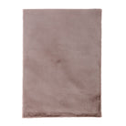 Brown rectangular rug on a white background