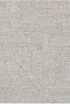 Textured gray patterned rug