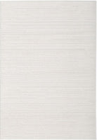 White rug with a subtle pattern on a white background