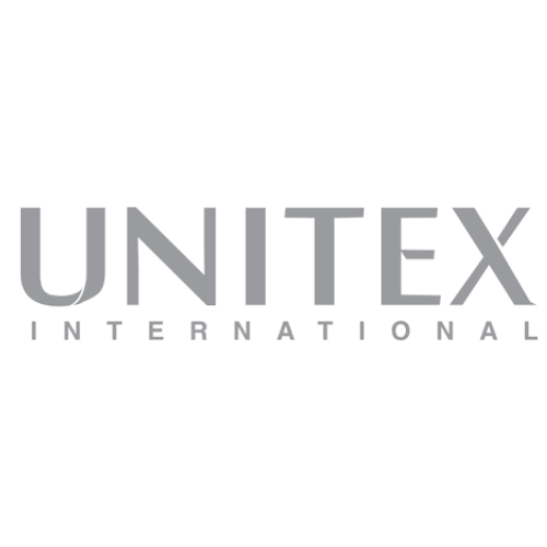 UNITEX International logo in gray on a white background