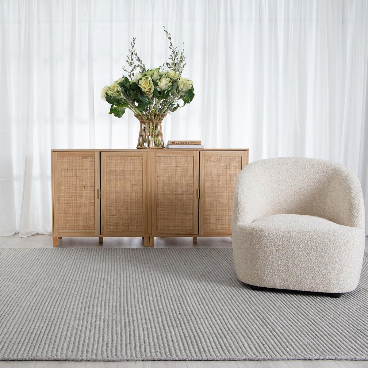 Cord Rug Zalia Cord Rug Handloom - Grey – Noosa Mats & Rugs