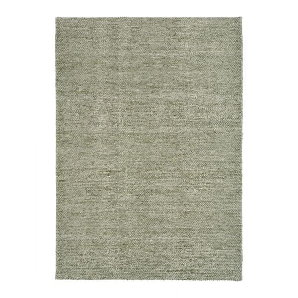 Greenish-brown rug on a white background