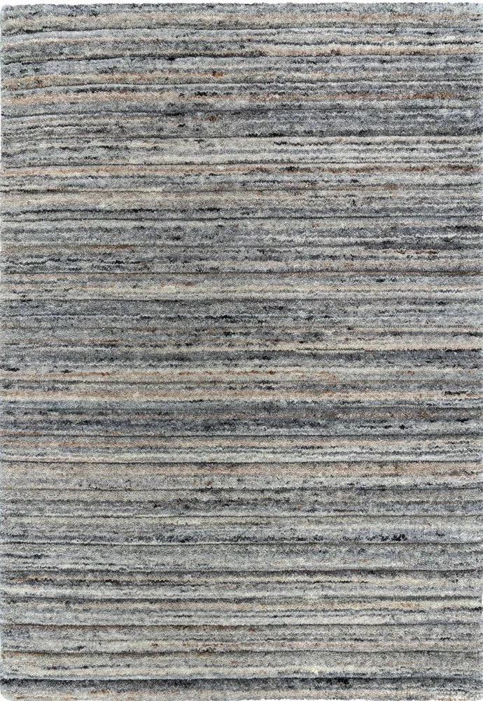 A full view of the rug, demonstrating how its elegant American Walnut colour and unique texture make it a standout piece in any modern Australian home.