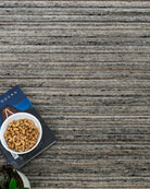 An image depicting the rug within a chic interior, illustrating how its earthy tones and contemporary design effortlessly complement Australian home decor.