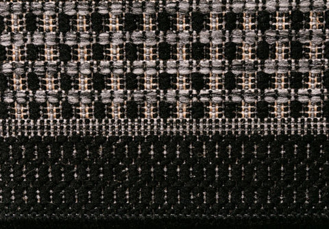 Chino rug in Silver Black (2822)
