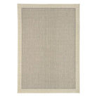 The Chino Taupe Linen Latex back rug
