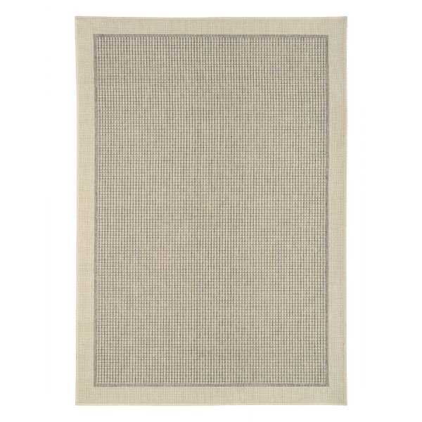 The Chino Taupe Linen Latex back rug
