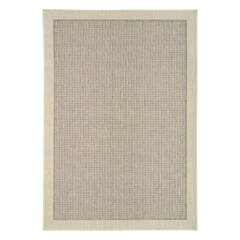 The Chino Taupe Linen Latex back rug
