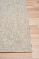 Chino Sand Rug on timber flooring