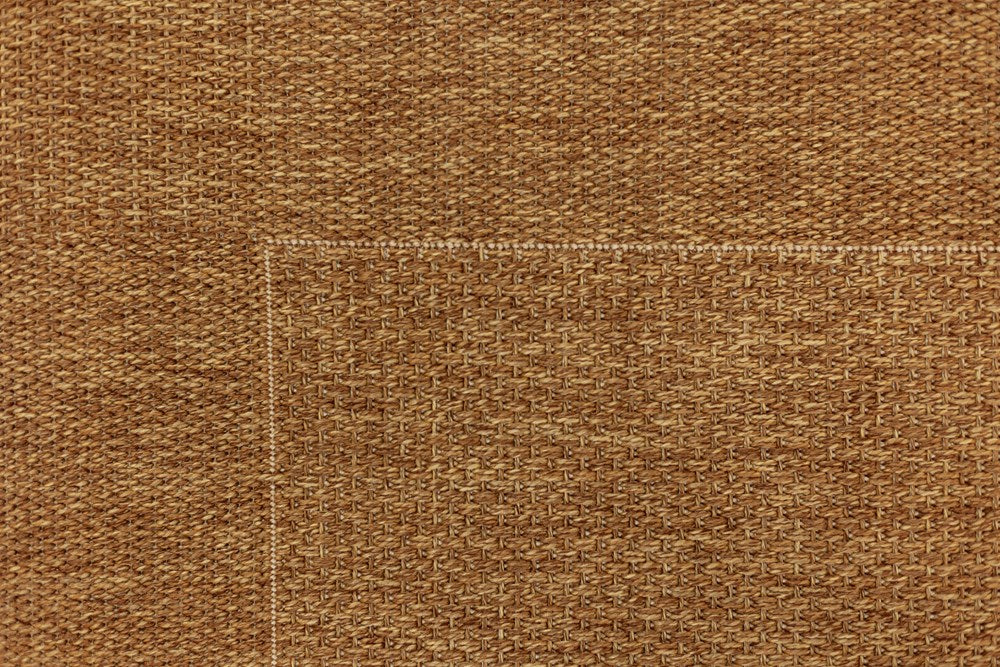 Close-up of brown fabric texture