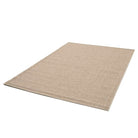Beige rug on a white background