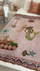 Sea Song Mermaid Art Throw on bed