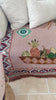 Sea Song Mermaid Art Throw on couch