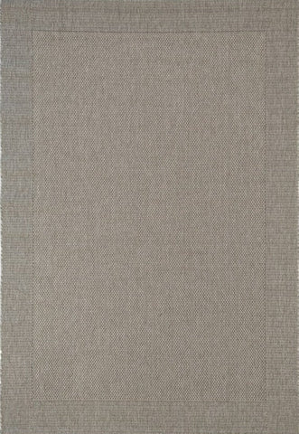 Entire view of the Noosa Rug's Outdoor Rug in a subtle Washed tone, perfectly capturing its elegant design and soft color, ideal for enhancing both outdoor and indoor areas.